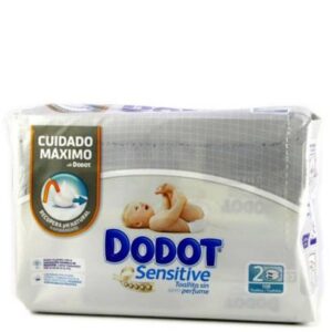 DODOT SENSITIVE TOALLITAS HUMEDAS PARA BEBES 108