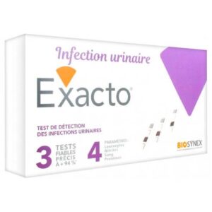 EXACTO TEST INFECCION ORINA 3 TIRAS