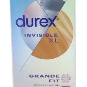 DUREX INVISIBLE XL PRESERVATIVOS 10 UNIDADES