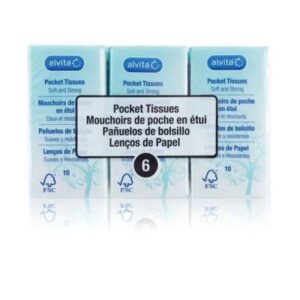 ALVITA PAUELOS BOLSI 6U NUEVO