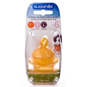 TETINA SUAVINEX ANAT LATEX T2 L 2UDS