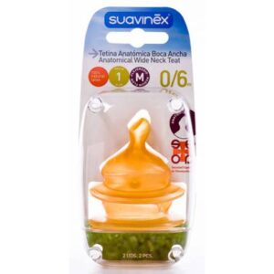 TETINA SUAVINEX ANAT LATEX T1 M 2UDS