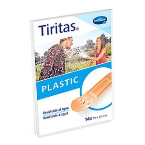 TIRITAS PLASTIC CARTERITA 19X72MM 14 UDS