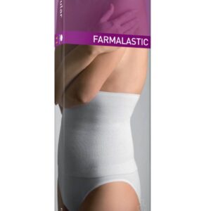 FAJA FARMALASTIC CIERRE VELCRO T.3 BLANC