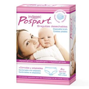 BRAGA DESECHABLE INDASEC POSPART T-UNICA 4 U