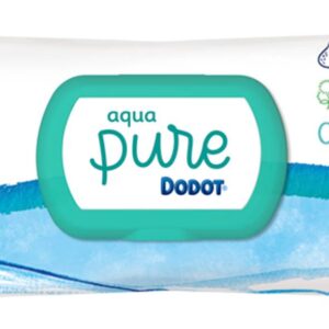 TOALLITAS DODOT AQUA PURE C/TAPA 48 UND.