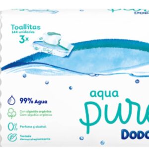 DODOT AQUA PURE TOALLITAS HUMEDAS PARA BEBES 144