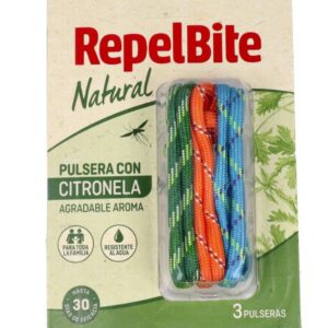 REPEL BITE NATURAL PULSERA DE CUERDA CON CITRONE