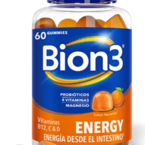 BION 3 ENERGY 60 GUMMIES SABOR NARANJA