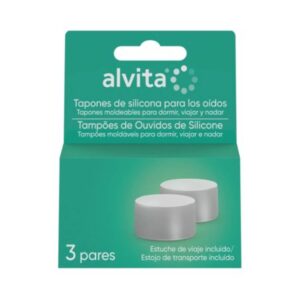 TAPONES OIDOS SILICONA ALVITA 3 PARES