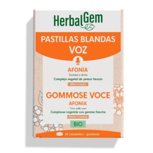 HERBALGEM PASTILLAS BLANDAS VOZ CANTANTES 24 CARAMELOS