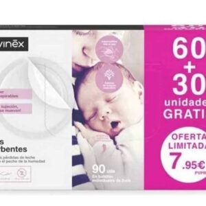 DISCOS ABSORBENTES 60+30 SUAVINEX