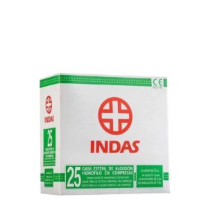 COMPRESAS GASA ESTERIL INDAS C/25 UND.
